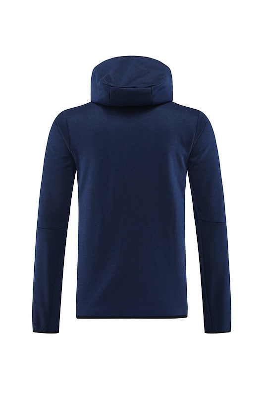 23 French royal blue hoodie suit